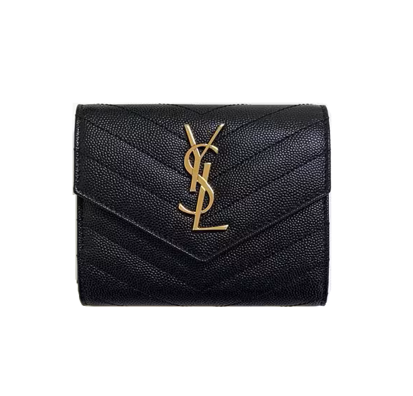 47위 SAINT LAURENT 입생로랑 컴팩트 트리폴드 반지갑 403943
