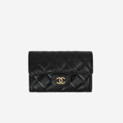 8위 CHANEL 샤넬 카드지갑 케비어 은장 A80799