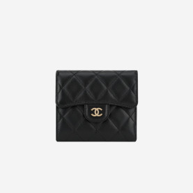 1위 CHANEL 샤넬 클래식 반지갑 AS87005 (램스킨/캐비어) (금장/은장)