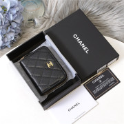 28위 CHANEL 샤넬 캐비어 카드&동전지갑 C0018-1