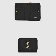 Saint Laurent 생로랑 캐비어 금장 반지갑 Y403723