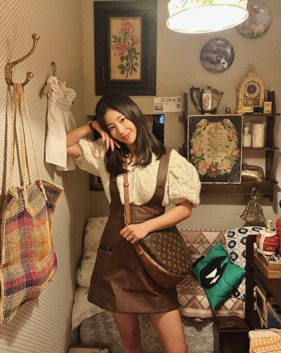 23위 [배우 기은세] LOUIS VUITTON 루이비통 모노그램 루프 호보백 M46311