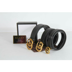 GUCCI 구찌 더블G 버클 가죽벨트(수입)