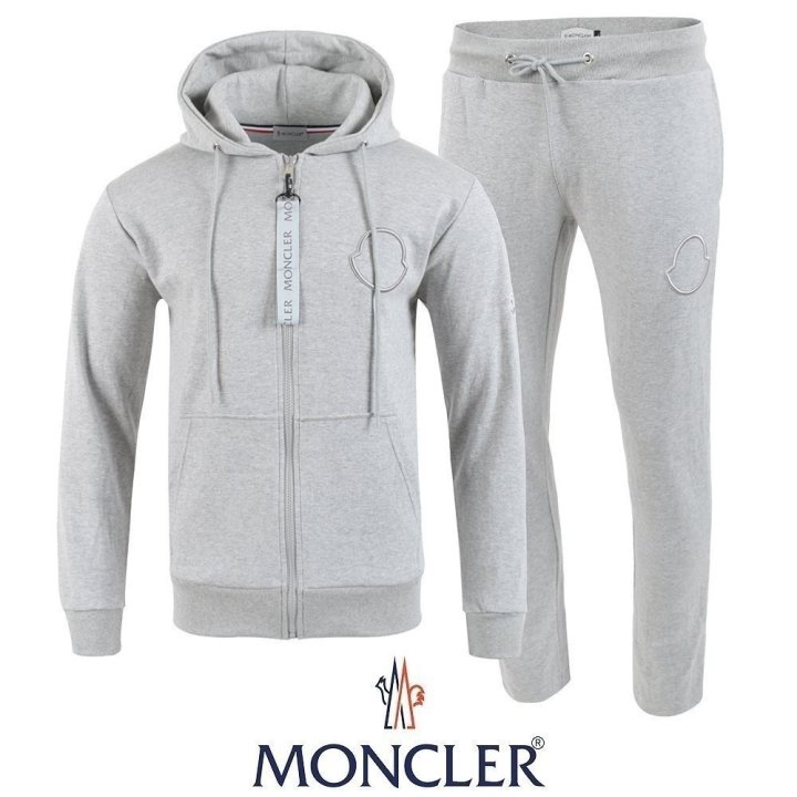 MONCLER 몽클레어 자수 로고 후드집업 트레이닝 셋트