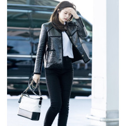 [블랙핑크 제니] CHANEL 샤넬 여성 가브리엘 카프스킨 호보백 2COLOR