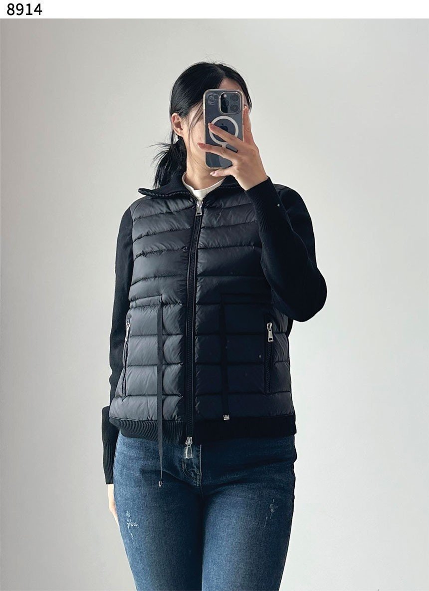 MONCLER 몽클레어 여성 니트 패딩 집업 신상입고 2COLOR