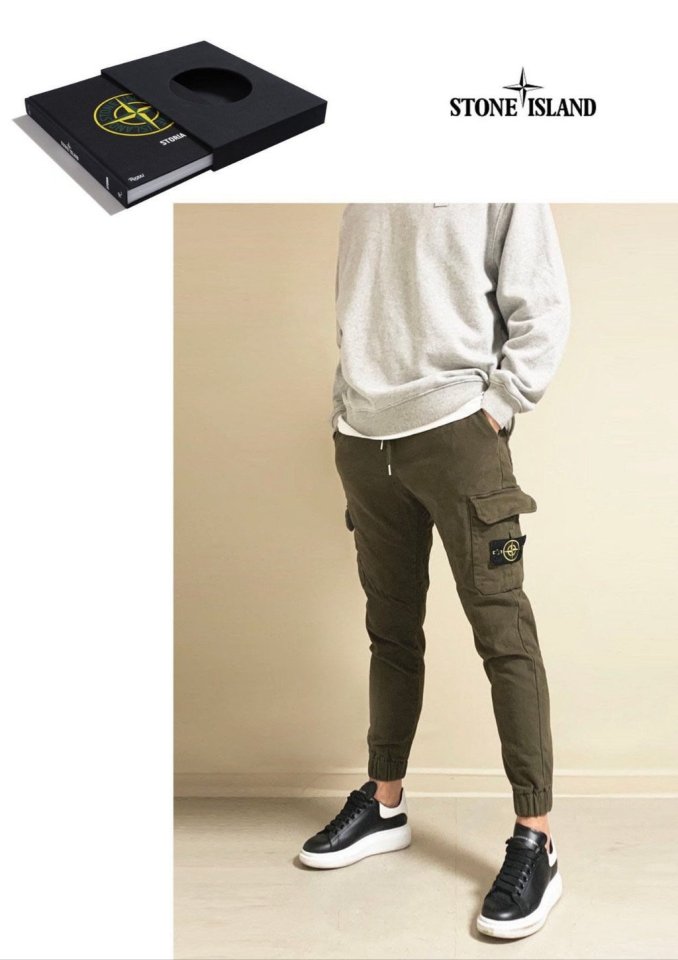 STONE ISLAND 스톤아일랜드 밴딩덴버조거팬츠 기모 3COLOR