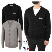 ●3월 판매 1위● MAISON KITSUNE 메종키츠네 더블 헤드 폭스 울 가디건