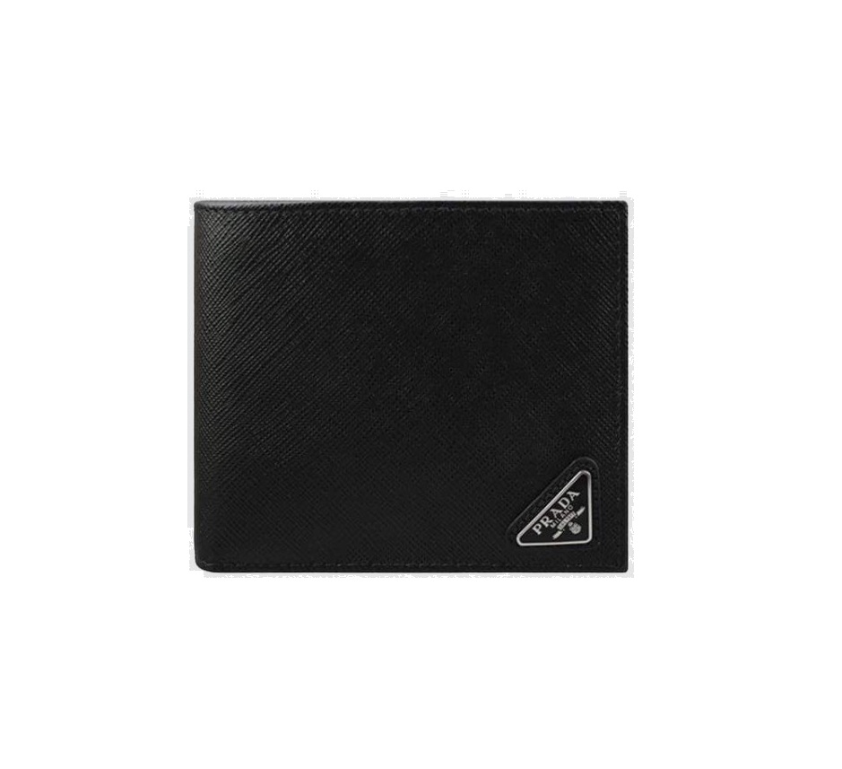 43위 PRADA 프라다 삼각 로고 반지갑 2MO513