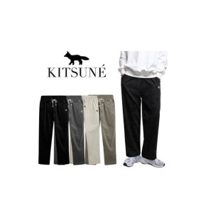 MAISON KITSUNE 메종키츠네 코듀로이 밴딩 팬츠