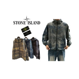 STONE ISLAND 스톤아일랜드 쉐도우 물나염 바람막이