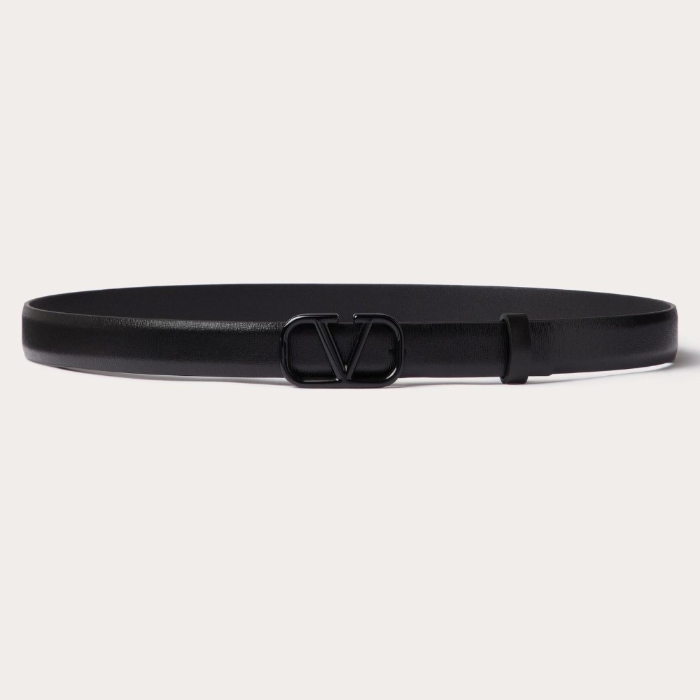 VALENTINO 발렌티노 브이로고 시그니처 유광 송아지 가죽 벨트 (20mm) 3COLOR