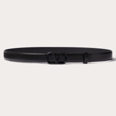 VALENTINO 발렌티노 브이로고 시그니처 유광 송아지 가죽 벨트 (20mm) 3COLOR