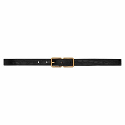 SAINT LAURENT 세인트로랑 크로커다일 엠보 가죽 더블 버클 협벨트 732557 (20mm)