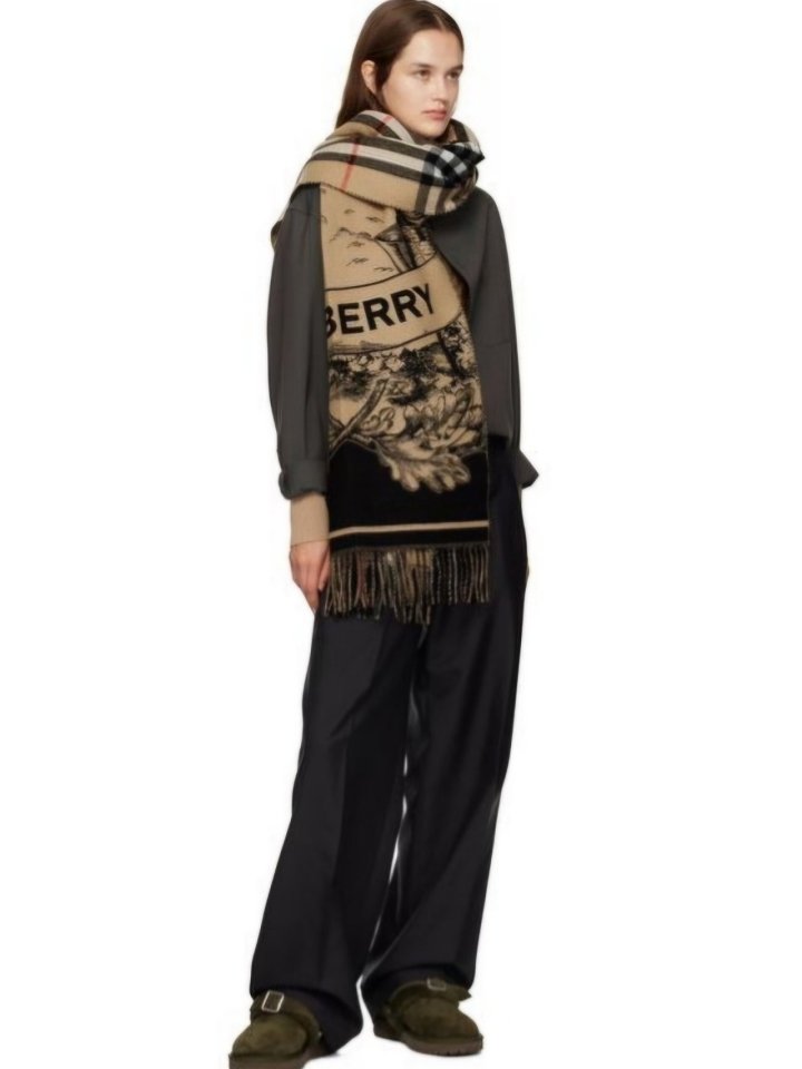 BURBERRY 버버리 리버시블 캐시 머플러