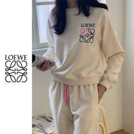 LOEWE 로에베 배색 자수 면세트 3COLOR