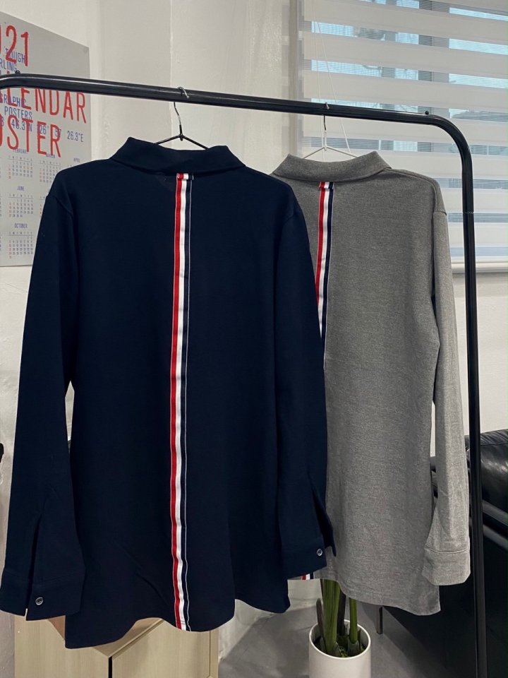 THOM BROWNE 톰브라운 백삼선 PK 카라티