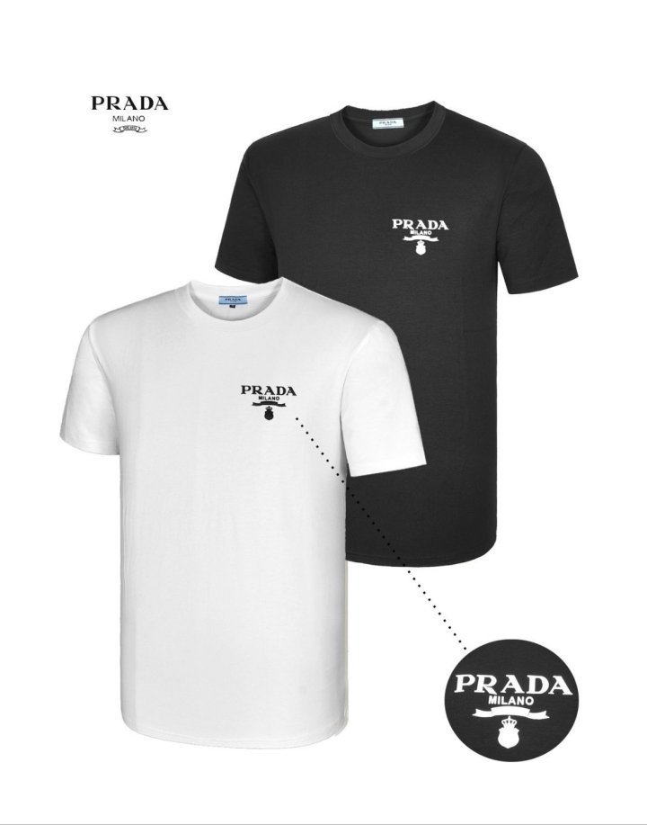 PRADA 프라다 반팔 라운드