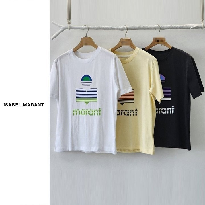 ISABEL MARANT 이자벨마랑 모티브 나염 티셔츠