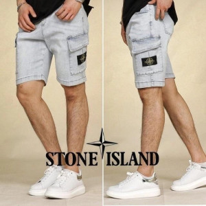 STONE ISLAND 스톤아일랜드 카고 청 반바지