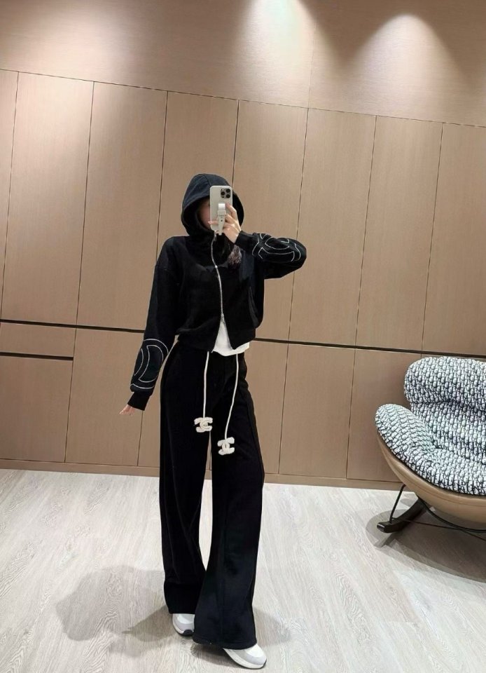 CHANEL 샤넬 후드집업 츄리닝셋트 2COLOR