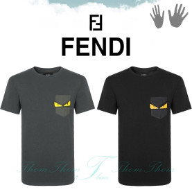 FENDI 펜디 가슴포켓  반팔티