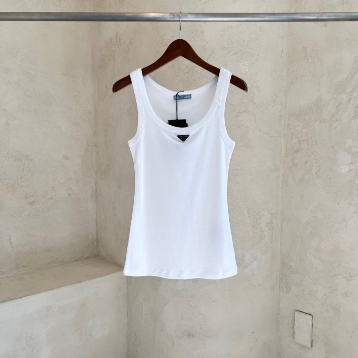 PRADA 프라다 립 니트 저지 탱크탑