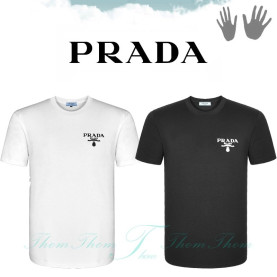 PRADA 프라다 로고 라운드티