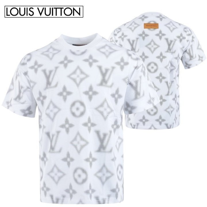 LOUIS VUITTON 루이비통 홀로그램 로고 반팔티 2COLOR