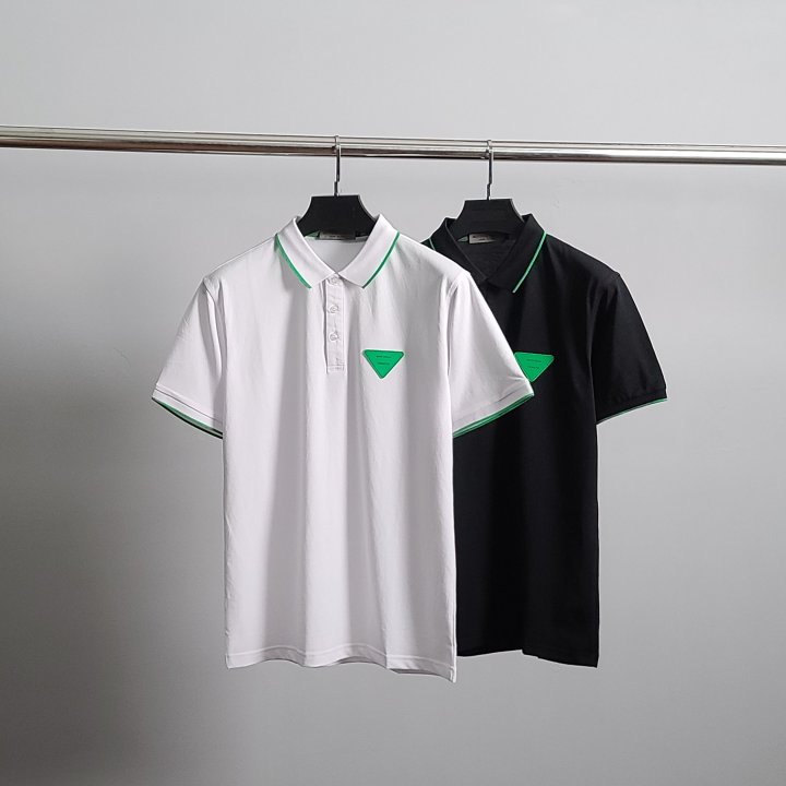 BOTTEGA VENETA 보테가베네타 삼각로고 반팔 카라티