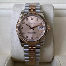 ROLEX 로렉스 여성용 데이저스트 RG 다이아몬드 다이얼 콤비 SS/RG 31mm 278271