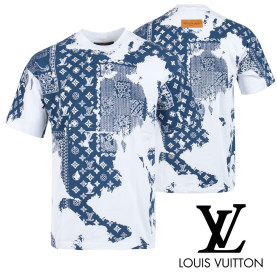 LOUIS VUITTON 루이비통 그래픽 로고 반팔티