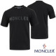 MONCLER 몽클레어 가죽 레터링 로고 반팔티