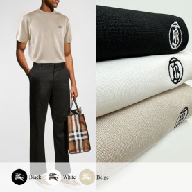 BURBERRY 버버리 TB 모노그램 니트 반팔