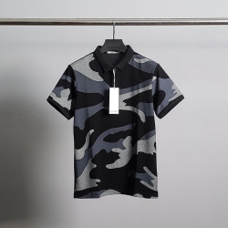 VALENTINO 발렌티노 락스터드 카모 반팔 카라티