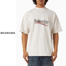 BALENCIAGA 발렌시아가 스프레이 웨이브 반팔 티셔츠 2COLOR
