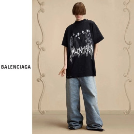 BALENCIAGA 발렌시아가 플로우 반팔 티셔츠
