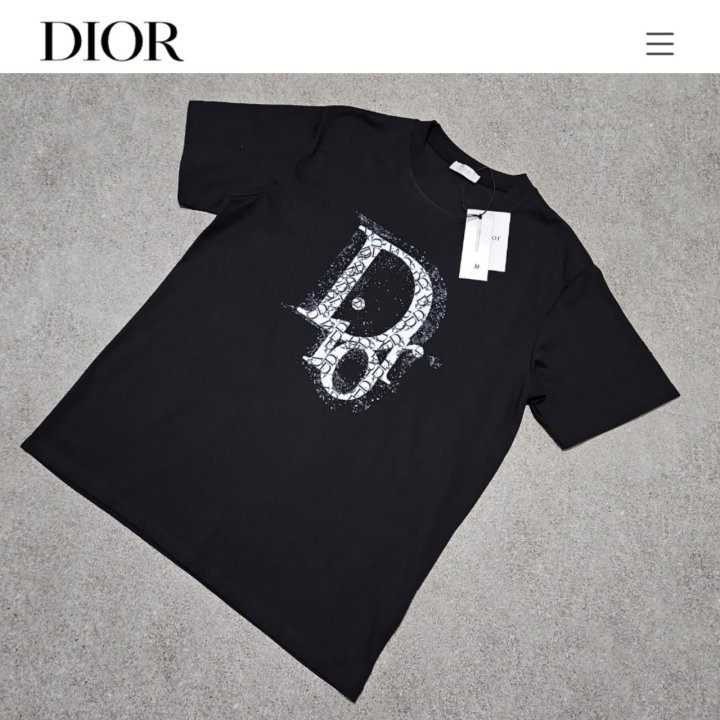 DIOR 디올 베어프린팅 라운드 티셔츠 2COLOR