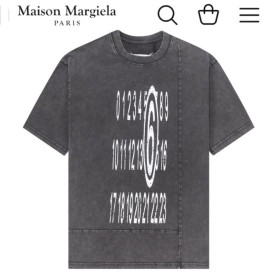 MAISON MARGIELA 메종마르지엘라 피그먼트 넘버 티셔츠