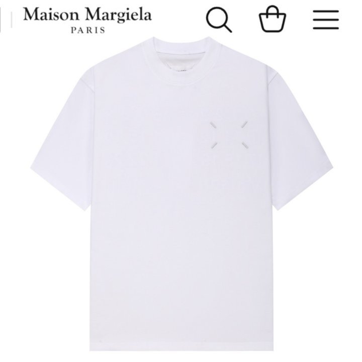 MAISON MARGIELA 메종마르지엘라 자수 넘버 티셔츠 2COLOR
