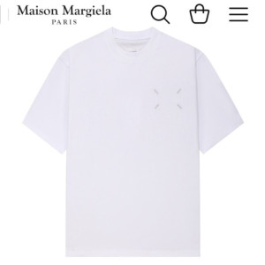 MAISON MARGIELA 메종마르지엘라 자수 넘버 티셔츠 2COLOR