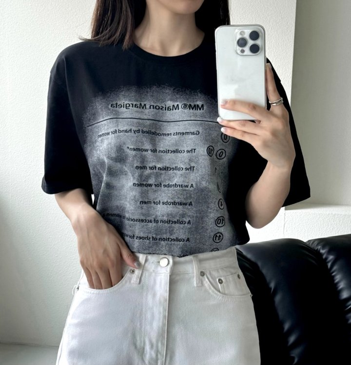 MAISON MARGIELA 메종마르지엘라 여성 가먼트 반팔 2COLOR 