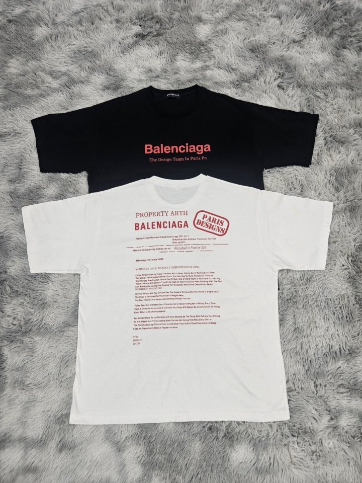 BALENCIAGA 발렌시아가 팀 파리스 오버핏 반팔