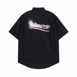 BALENCIAGA 발렌시아가 폴리티컬 스텐실 반팔 셔츠