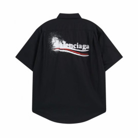 BALENCIAGA 발렌시아가 폴리티컬 스텐실 반팔 셔츠