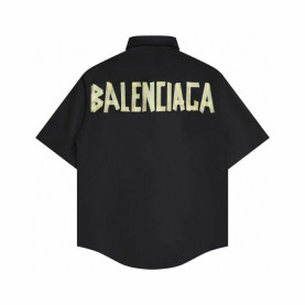 BALENCIAGA 발렌시아가 테이프 타입 반팔 셔츠