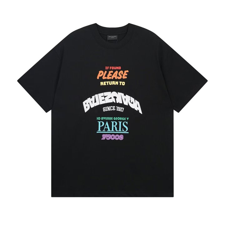 BALENCIAGA 발렌시아가 플리즈 로고 반팔