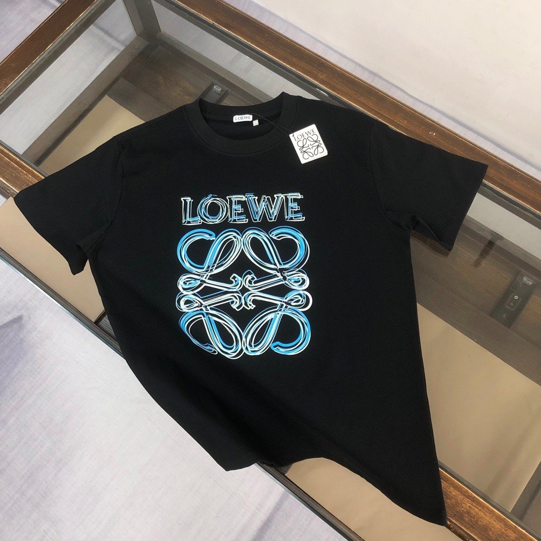 LOEWE 로에베 네온 프린팅 티셔츠 2COLOR