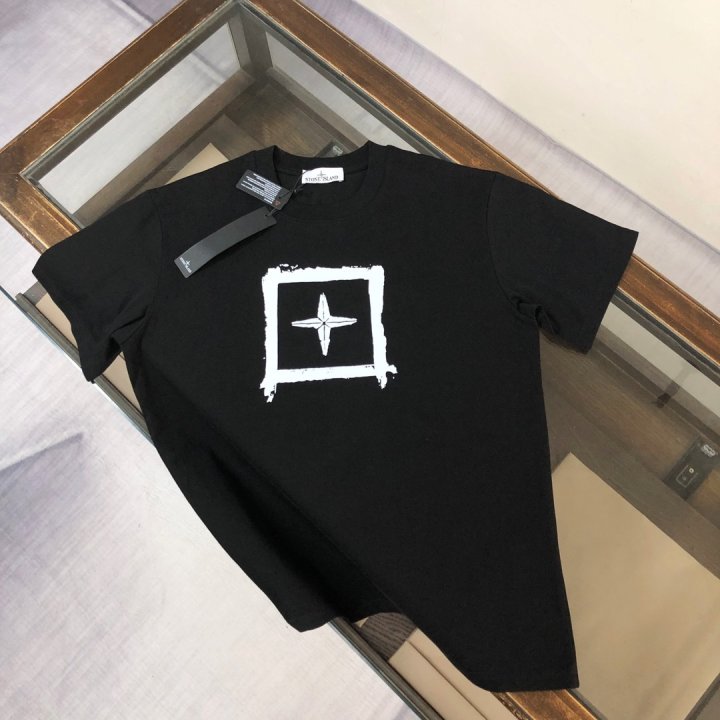 STONE ISLAND 스톤아일랜드 스텐실 투 반팔 티셔츠 2COLOR