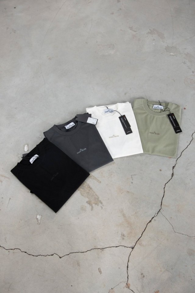 STONE ISLAND 스톤아일랜드 시그니처 로고 티셔츠